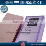 2014 Popular Paper Box UV Black Lacquer Elegant Paper Perfume Packaging Box