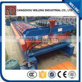 New Condition and Tile Forming Machine Type Galvanized Steel Roof Tile Roll Forming Machine thumbnail-1