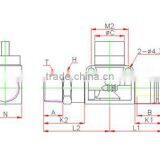 Plastic Tube Fitting, Union Straight HHVFScompact One -touch Tube Fitting , Push in Tube Fitting thumbnail-2