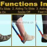 $ G Seller New Best Device Type - Sock Aid Tool to Put Socks On Off w Shoe Horn $ $$ Best Seller Black Add on Extra $ thumbnail-1