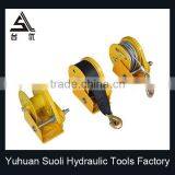 Manufacturing 1200lbs Galvanized Manual Scraper Winch With Strap thumbnail-5