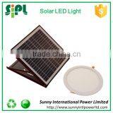 New Style 15 Watt Portable Solar Panel Powered Led Panel Lamp Ceiling Light thumbnail-1