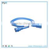 Color Cords CPU/PDU Power Cord - C14 to C13 - 10 Amp - Blue thumbnail-1