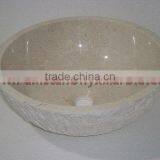 UNIQUE BOTTICINA CREAM MARBLE SINKS thumbnail-5