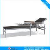 Outdoor Rattan Furniture Stackable Beach Chaise Lounge thumbnail-1