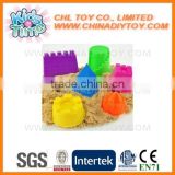 Promotional DIY intelligent magic sand, wholesale kids safety educational sand toy, colorful ultra soft space sand