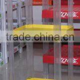 Plastic Shelf Display Rack for bottles