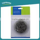 Toprank Wholesale Strong Cleaning Capacity Spiral Scrubber Metal Pot Scourer Ball Kitchen Cleaning Stainless Steel Scourer thumbnail-1