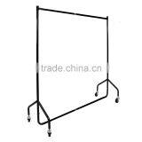MonsterShop 5ft Clothes Rail Garment Display Rack, Black, 150cm x 150cm x 45cm thumbnail-2