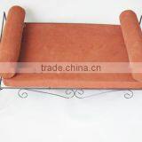 RH-4736 Metal Frame Scroll Rmovable Zippered Covers Comfort Pet Safa Dog Bed thumbnail-2