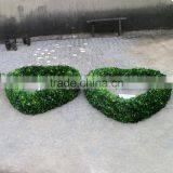 42'' Preserved Boxwood Love Wreath Topiary thumbnail-2