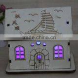 DIY Luminous Creative Wooden Money Saving Box Birthday Present thumbnail-3