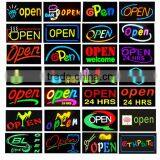 Outdoor Full Color Commercial Acrylic LED Signs/ Replacement Neon Sign Colorful LED Resin Signs thumbnail-1