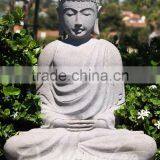 Carved Stone Garden Fengshui Product Life Size Marble Granite Buddha Statues thumbnail-2