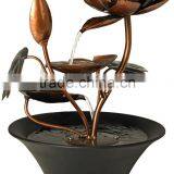 Begonia Flowers Cascading Indoor Tabletop Fountain thumbnail-2