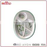 Food Grade Inexpensive School Canteen Insulted Oval Melamine Serving Tray for Kids thumbnail-1