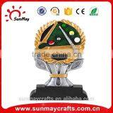OEM Hot Sale High Quality Polyresin Billiard Trophies for Sale thumbnail-3
