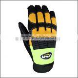 TPR Impact Protective Slicone Anti Slip Neoprene Anti Vibration Mechanical Working Gloves thumbnail-1