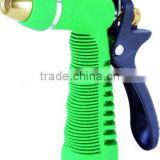 Garden Hose spray Nozzle 5-1/2" zinc boby with TPR adjustable pistol