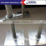 Scaffolding Pipe Adjustable Screw Jack Base Adjustable Screw Base Jack thumbnail-1