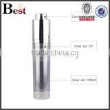 30ml 50ml China High Quality Fancy Gold UV Plastic Cosmetic Airless Bottle Rotary Pump for Personal Care Lotion Serum thumbnail-3