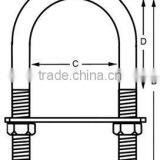 413SS Ladder Vertical Life Line System Safety High Quality High Strength Stainless AISI Round Bend U Bolts thumbnail-4