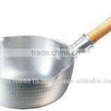 Yukihira Pan Aluminum Dish Pan Made in Japan Hammered Japanese Aluminium Sauce Pan thumbnail-1