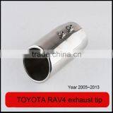 Auto Tuning Stainless Muffler Tip in Exhaust Pipe for TOYOTA RAV4 thumbnail-4
