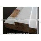 Home Decoration White Primed&white PU Painting Wooden Door Frame thumbnail-1