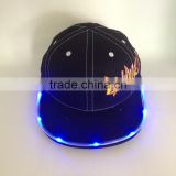 6 Panle Snapback Cap LED Light Caps And Hats Led Snapbacks