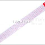 Kearing Brand 2"*18" Inch Transplant Flexible Straight 1.2mm Thickness Sandwich Line Quilting Ruler for Fashion Design#8085 thumbnail-4