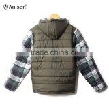 Fashion Design Wholesale Windbreaker Men Plaids Jacket thumbnail-2