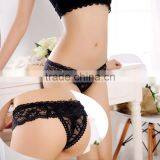 Stock Sey Open Crotch Thongs Underwear Women Crotchless Lace Thong G-string Women V-string Mini Panties Knickers Fashion Briefs thumbnail-1