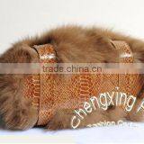CX-H-27A Good Quality Wholesale Price Genuine Fox Fur Handbag thumbnail-2