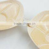 V Shape Front Buckle Push up Adhesive Bra With Pad thumbnail-6