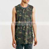 Mens Camouflage Surf Tank Mens Sleeveless Vest thumbnail-1