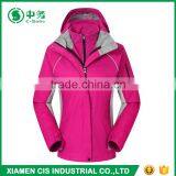 Quality Supplier Multi Color Women 100% Polyester Soft Shell Jacket thumbnail-2