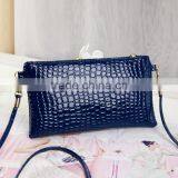 Korean Fashion Single Shoulder pu Leather Crocodile Lady Women's Shopping Hand Bag thumbnail-4