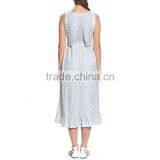 Wear Maternity Clothes Polka Dot Dress With Simple Ruffle Design And Breathable And Soft thumbnail-2