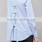 Runwaylover EY2384B Hot Sale 2017 Ladies Elegant Stripe Embroidery Blouse thumbnail-2