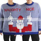 Funny Women Ugly Xmas Jumper Christma Pullover Two Person Christmas Sweaters thumbnail-1