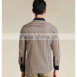 2017 Latest Fashionable Mens Stripe Shirt thumbnail-4