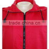 China Manufactory High Quality Custom Made Sublimation Plain Nylon Hooded Vest thumbnail-5