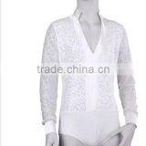 2016 Newly Men's Ballet Leotard, White Sequin and Lycra!!! thumbnail-1