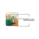 Resin & Crushed Gravel Stone Mosaic Dome Seals Cabochon Square Multicolor thumbnail-2