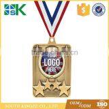 Arts and Crafts Custom Metal Religious Square Medal With Lanyard thumbnail-1