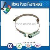 Made in Taiwan Stainless Steel Strong Types of Hose Clamps Small Hose Clamps Quick Release thumbnail-1