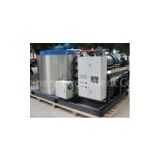 Freshwater Flaked Flake Ice Machine For Chemical Projects , R507 1.5Ton/Daily