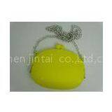 Yellow Lady Silicone Coin Purse , Rubber Coin Pouch For Cosmetics thumbnail-1