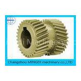 Customized Steel / Bronze Double Helical Gear For Agriculture Machine